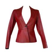 Pre-owned Fabric outerwear Prada Vintage , Red , Dames