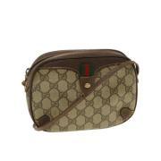 Pre-owned Canvas gucci-bags Gucci Vintage , Beige , Dames