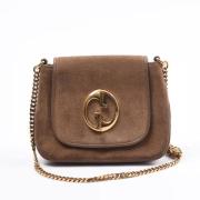 Pre-owned Leather gucci-bags Gucci Vintage , Brown , Dames