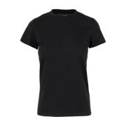 Essentiële T-shirt Vince , Black , Dames
