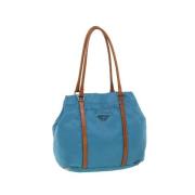 Pre-owned Nylon handbags Prada Vintage , Blue , Dames