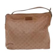 Pre-owned Canvas gucci-bags Gucci Vintage , Brown , Dames