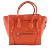 Pre-owned Leather celine-bags Celine Vintage , Red , Dames