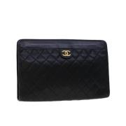 Pre-owned Canvas chanel-bags Chanel Vintage , Black , Dames