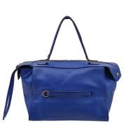 Pre-owned Leather handbags Celine Vintage , Blue , Dames