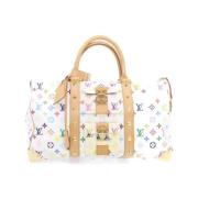 Pre-owned Canvas louis-vuitton-bags Louis Vuitton Vintage , White , Da...