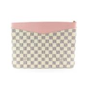 Tweedehands koppeling Louis Vuitton Vintage , Beige , Unisex