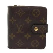 Pre-owned Canvas wallets Louis Vuitton Vintage , Brown , Dames