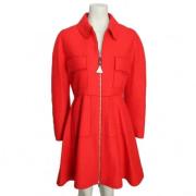 Pre-owned Fabric outerwear Moncler Pre-owned , Red , Dames