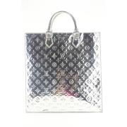 Pre-owned Leather louis-vuitton-bags Louis Vuitton Vintage , Gray , Da...