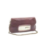 Pre-owned Leather prada-bags Prada Vintage , Purple , Dames