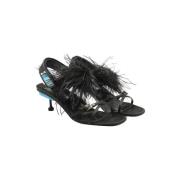 Pre-owned Sandalen Prada Vintage , Black , Dames