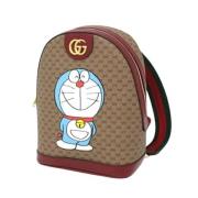 Pre-owned Coated canvas gucci-bags Gucci Vintage , Beige , Unisex