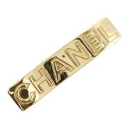 Pre-owned Fabric hair-accessories Chanel Vintage , Yellow , Dames