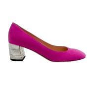 Pre-owned Suede heels Bally Pre-owned , Pink , Dames