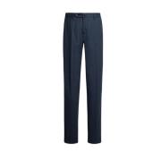 Straight Trousers PT Torino , Blue , Heren