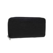 Pre-owned Canvas wallets Louis Vuitton Vintage , Black , Dames