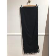 Pre-owned Cashmere scarves Dior Vintage , Black , Dames