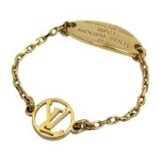 Pre-owned Metal louis-vuitton-jewelry Louis Vuitton Vintage , Yellow ,...