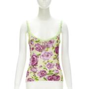 Pre-owned Polyester tops Dolce & Gabbana Pre-owned , Pink , Dames