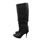 Pre-owned Boots Burberry Vintage , Black , Dames