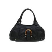 Pre-owned Canvas shoulder-bags Salvatore Ferragamo Pre-owned , Black ,...