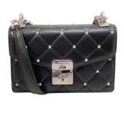 Pre-owned Leather handbags Miu Miu Pre-owned , Black , Dames