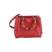 Pre-owned Leather gucci-bags Gucci Vintage , Red , Dames