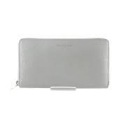 Pre-owned Leather wallets Balenciaga Vintage , Gray , Dames