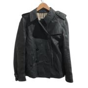 Pre-owned Cotton outerwear Burberry Vintage , Black , Dames