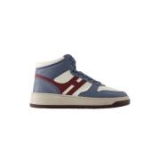 Leather sneakers Hogan , Blue , Dames