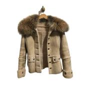 Pre-owned Fur outerwear Dolce & Gabbana Pre-owned , Beige , Dames