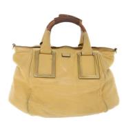Pre-owned Leather handbags Chloé Pre-owned , Yellow , Dames