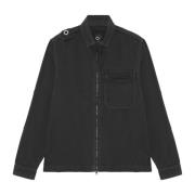 Zwarte Overshirts Ma.strum , Black , Heren