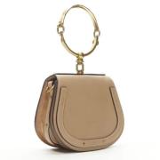 Pre-owned Leather handbags Chloé Pre-owned , Beige , Dames