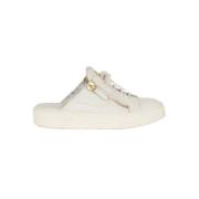 Pre-owned Leather sneakers Giuseppe Zanotti Pre-owned , White , Dames