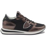 Stijlvolle Bronzen Sneakers voor Vrouwen Philippe Model , Multicolor ,...