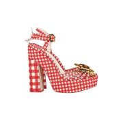 Pre-owned Cotton heels Sophia Webster Pre-owned , Red , Dames