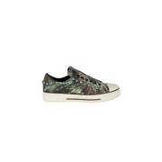 Pre-owned Leather sneakers Valentino Vintage , Green , Unisex