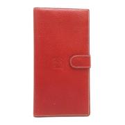 Pre-owned Leather wallets Loewe Pre-owned , Red , Dames