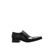 Zwarte slip-on schoenen met elastische panelen Vetements , Black , Her...