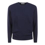 Blauwe Sweaters met Girocollo Filippo De Laurentiis , Blue , Heren