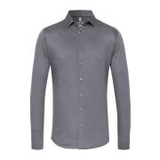 Grijze Overhemdjurk - Slim Fit Desoto , Gray , Heren