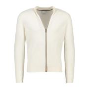 Elegante Ecru Katoenen Cardigan Blue Industry , Beige , Heren