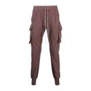 Mauve Cut Mastodon Sweatpants Rick Owens , Purple , Heren