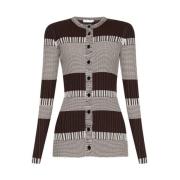 Geribbelde cardigan Proenza Schouler , Multicolor , Dames