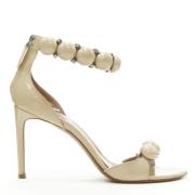 Pre-owned Leather heels Alaïa Pre-owned , Beige , Dames