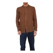 Casual overhemd Paolo Pecora , Brown , Heren