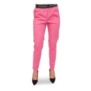 Cropped Trousers Ermanno Scervino , Pink , Dames