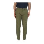 Slim Fit Amerikaanse Zakbroek Re-Hash , Green , Heren